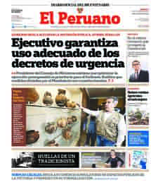 Edición Impresa del Diario Oficial El Peruano